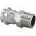 1/2" Press x MPT 304 Stainless Steel 6011 Series Adapter | VGA85012