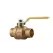 2" Copper Chrome-Plated Lead-Free Forged Brass 0825CNL Series Ball Valve | VLZBV020CLF