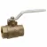 1" FIPT Lead-Free Brass 600 psi T-FP-600A-LF-LL Series 2-Piece Ball Valve | VLZBVLL010FLF