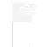 4" x 5" White 100/Bundle Marking Flag | FLG4X5WHITE