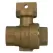1-1/4" FNPT Lead-Free Brass 76001 Series Stop and Drain Ball Valve Curb Stop | MCD5142334