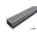 5-3/4" x 10' Gray with 1' x 10' Section of PVC Channel 5' x 2' Grates Channel Kit | NDS40010WH