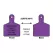 Purple NON-POTABLE WATER For Irrigation Use Only Do Not Drink Single Sided Valve Identification Tag | CSTIDMAXP1NP011