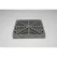 9" Square Polypropylene Black Drain Grate | DUR094SF