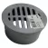 3" Round Polypropylene Sand Flat Drain Grate | NDS16S