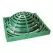 18" Square Polypropylene Green Catch Basin Drain Atrium Grate | NDS1891