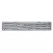24" Rectangular Hdpe Gray Decorative Wave Channel Grate |  253GY