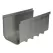 20" x 12-1/4" x 12" PVC Light Gray Deep Profile Channel Drain | NDS843