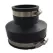 1-1/2" Cast Iron x PVC Black PVC Flexible Coupling | NHPCP015CIP