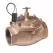 1-1/2" FPT x FIPT Bronze 225 psi Bullet/8200CR Series Commercial Valve | WMC8200CR015D