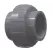Sch. 80 Gray PVC Union 4" Socket with EPDM O-Ring Seal | 897040