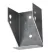 2" x 4" x 2.48" Steel Hot-Dip Galvanized Rail Mounting Bracket | WTSFB24