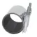 3.4" to 3.7" 12" L Stainless Steel Wraparound Repair Clamp | WWFWRAP03X12