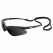 Safety Glasses, Gray Lens High Impact Wraparound Temple Octane
