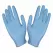 Industrial Gloves, Medium Nitrile Blue