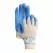 T Christy Enterprises Flex Gloves, Latex Blue Cotton String Knit | 9680L