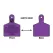 Purple WARNING RECYCLED WATER DO NOT DRINK AVISO AGUA IMPURA NO TOMAR Single Sided Valve Identification Tag | CSTIDMAXP1RC008