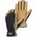 Men's Gloves, Medium CZone Goatskin Leather Black/Tan Kobolt Multi-Purpose