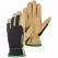 Work Gloves, Medium Duratan Suede/Mesh Black/Tan