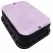 13" x 20" x 6" Rectangular Black Box Reclaimed Water Standard Jumbo with Overlapping Purple Cover Tapered Valve Box Extension | NDB119TBCR
