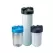 1" NPT 30 to 100 psi Clear Sump Blue Cap Heavy-Duty Filter Housing | APLW10BC