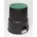 6" Round Green Valve Box Lid | DUBT61