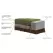 15' x 100' Roll 1-1/2" Pile Field Green/Olive Green Blade Nutmeg/Olive Green Thatch Pet Friendly Artificial Turf | EZTCSLOWONP