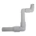 1.25" Spigot x Acme Standard Side Inlet Single-Top Outlet Light Gray Swing Joint | RBG125SPGACME