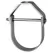 4" Black Carbon Steel 260 Series Adjustable Clevis Hanger | ANV260040