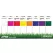 4" x 5" x 21" Vinyl Lime Glo/Black Ink 14699 Series 100/Bag Wire Staff Marking Flag | FLG100LGL14699