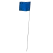 4" x 5" Blue Glo 100/Bundle Marking Flag | FLG4X5BLUEGLO
