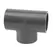 1-1/2" Acme Gray PVC Double Swing Tee | LSC305015