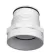 1-1/4" x 1-1/2" FIPT x Acme White PVC Swing Joint Outlet Adapter | LSCG002169