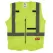 Small/Medium Polyester Yellow High Visibility Type R Class 2 Safety Vest | MKE48735021