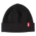 Universal Polyester Black Cuffed Beanie | MKE503B
