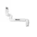 1-1/2" Main Acme H-Connection x Male Acme 12" L PVC HSJ-3 Series Heavy-Duty Triple Top-Out Swing Joint | HTRHSJ3M0412