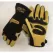 Pigskin Leather Hook and Loop Button Cuff Mechanics Gloves | YLS1958P