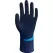 Latex Coating Blue/Dark Blue Hemmed Cuff Work Gloves | YLSWG318