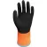 Extra Large Latex Coating Orange/Brown Hemmed Cuff Work Gloves | YLSWG338