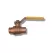 1-1/4" Solder Joint Forged Brass USA9201 Series 2-Piece Ball Valve | DBV012C