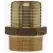 1" x 1-1/4" MPT x Insert Lead-Free Bronze Adapter | INZMA132LF
