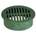 6" Round HDPE Green Flat Drain Grate | NDS50SPEC