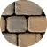 Techo-Bloc Paver, 2-3/8" Beve LED Textured 4-Pc Villagio | 000157