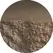 12-1/2" Chocolate Brown 3-Piece Double Sided Architectural Wall Cap |  000900