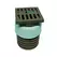 ADS Nyloplast Drain, Inline PVC with Grate 12" x8" | DFD2712AG8N