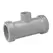 PVC Service Tee 2-1/2 in. x 2-1/2 in. x 1-1/2 in. Gasketed x Gasketed x Female Acme Heavy Turf Reducing | 344291