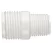 3/4" x 1/2" MHT x MIPT White PVC Irrigation Hose Adapter