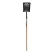 11-1/2" Steel Blade 48" American Ash Wood Handle Forged Square Point Shovel | STR49172