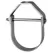 1" Black Carbon Steel FIG 260 Series Adjustable Clevis Hanger | ANV260010