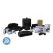Aquascape Waterfall Kit, 16' Str Eam W/AquaSurge SLD 4000-7000 Adjustableustable Pond Pump | 53064